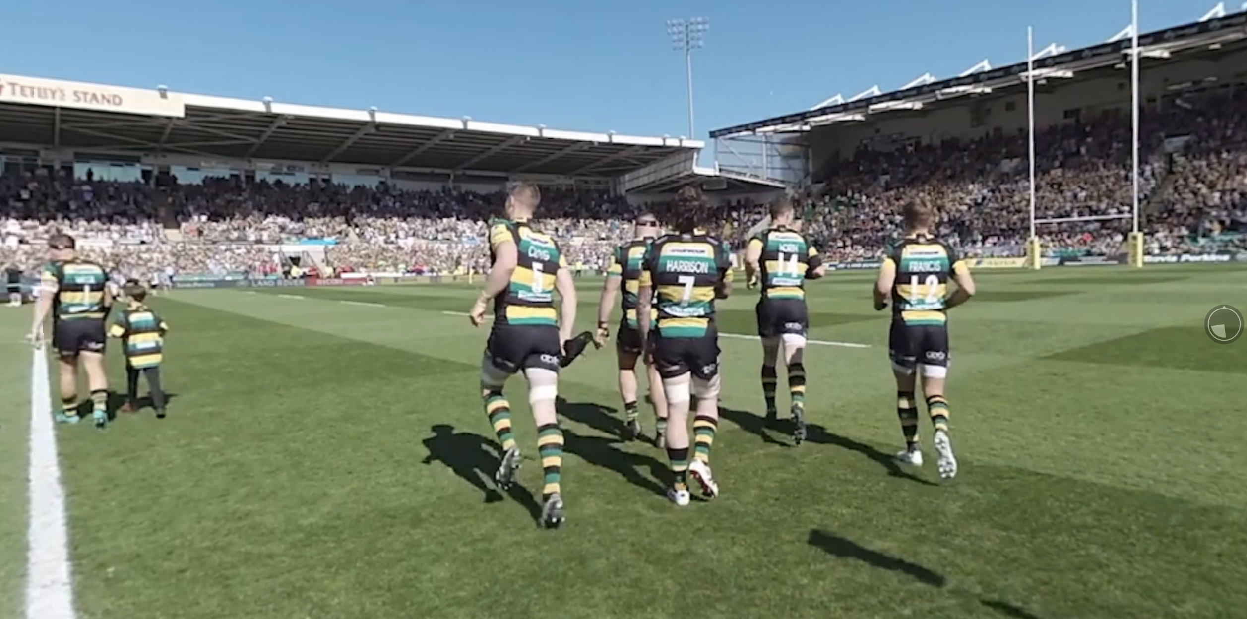 Northampton Saints Rugby 360° video